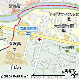 神奈川県鎌倉市手広6丁目7周辺の地図