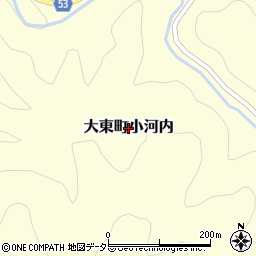 島根県雲南市大東町小河内周辺の地図