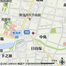 愛知県一宮市浅井町東浅井森下18周辺の地図