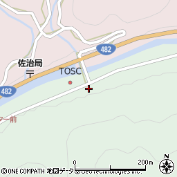 鳥取県鳥取市佐治町加瀬木1284周辺の地図