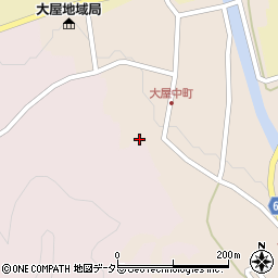 兵庫県養父市大屋町大屋市場141周辺の地図
