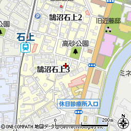 神奈川県藤沢市鵠沼石上3丁目2-2周辺の地図