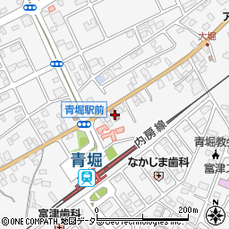 千葉県富津市大堀1828周辺の地図