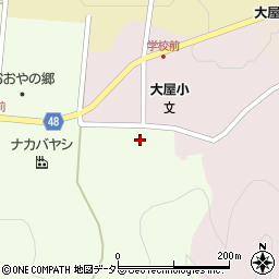 兵庫県養父市大屋町笠谷156周辺の地図