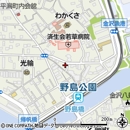 神奈川県横浜市金沢区平潟町20-9周辺の地図