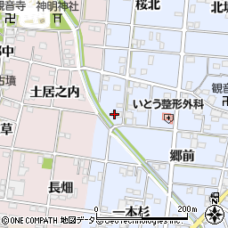 愛知県一宮市浅井町西浅井郷西43周辺の地図
