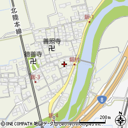 滋賀県米原市飯575周辺の地図