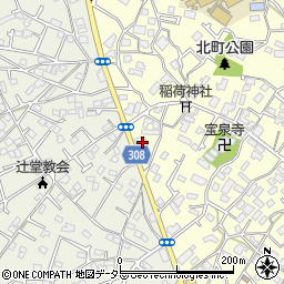 ＪＡさがみ辻堂周辺の地図