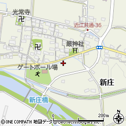 滋賀県米原市新庄380-1周辺の地図