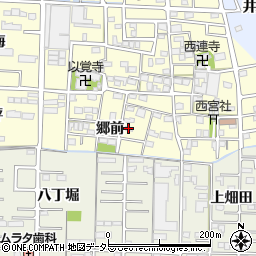 愛知県一宮市木曽川町門間郷前114周辺の地図