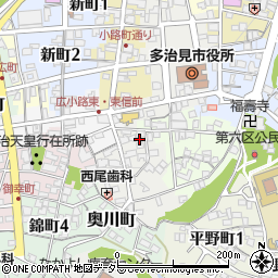 岐阜県多治見市窯町33周辺の地図