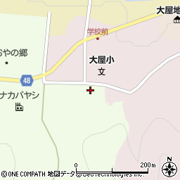 兵庫県養父市大屋町笠谷159周辺の地図