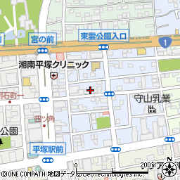 タイムズ平塚宮の前第４駐車場周辺の地図