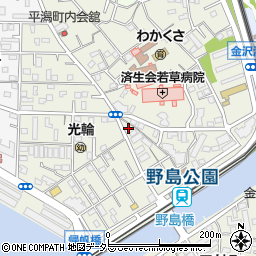 神奈川県横浜市金沢区平潟町21-16周辺の地図