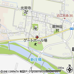 滋賀県米原市新庄452周辺の地図