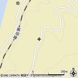 長野県下伊那郡泰阜村8436周辺の地図