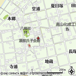 愛知県一宮市瀬部大門周辺の地図