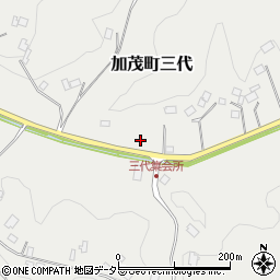 島根県雲南市加茂町三代周辺の地図