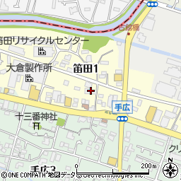 鎌倉ケアハートガーデン湘南笛田周辺の地図