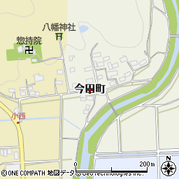 京都府綾部市今田町周辺の地図