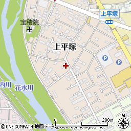 神奈川県平塚市上平塚12-63周辺の地図