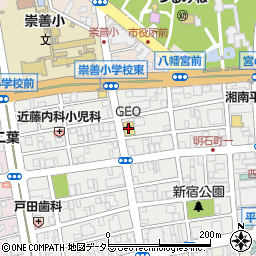 ゲオ平塚店周辺の地図