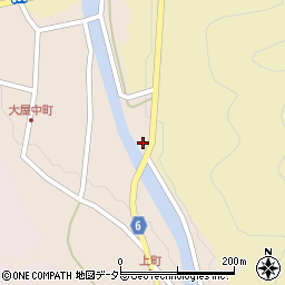 兵庫県養父市大屋町大屋市場501周辺の地図