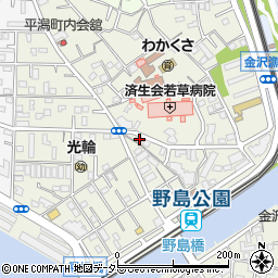 神奈川県横浜市金沢区平潟町20-4周辺の地図