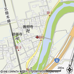 滋賀県米原市飯574周辺の地図