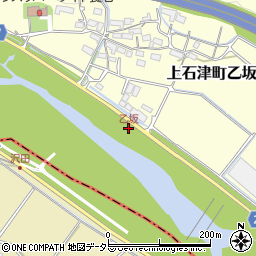 乙坂周辺の地図