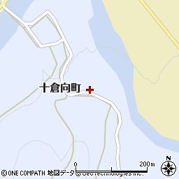 京都府綾部市十倉向町上尾周辺の地図