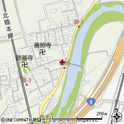 滋賀県米原市飯573周辺の地図