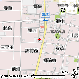 愛知県一宮市富塚郷西31周辺の地図