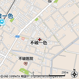 岐阜県羽島市正木町不破一色319周辺の地図