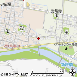 滋賀県米原市新庄521周辺の地図