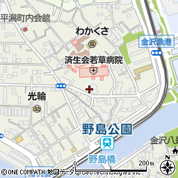 神奈川県横浜市金沢区平潟町11-4周辺の地図