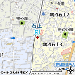 神奈川県藤沢市鵠沼石上3丁目1-1周辺の地図