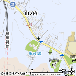 北鎌倉第３駐車場周辺の地図