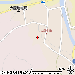 兵庫県養父市大屋町大屋市場139周辺の地図