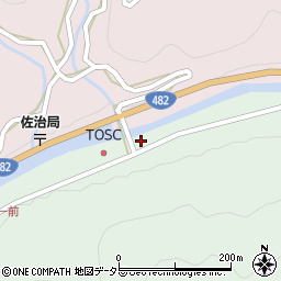 鳥取県鳥取市佐治町加瀬木1281周辺の地図