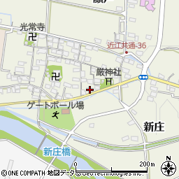 滋賀県米原市新庄384周辺の地図