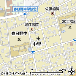 神奈川県平塚市中里22-5周辺の地図