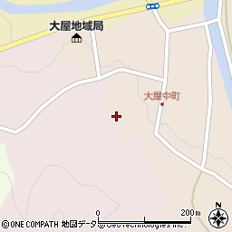 兵庫県養父市大屋町大屋市場121周辺の地図