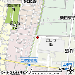 愛知県犬山市惣作21周辺の地図