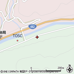 鳥取県鳥取市佐治町加瀬木1261周辺の地図