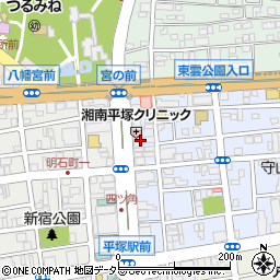 神奈川県平塚市宮の前2周辺の地図