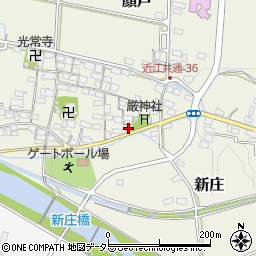 滋賀県米原市新庄357周辺の地図