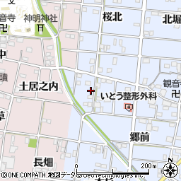 愛知県一宮市浅井町西浅井郷西39周辺の地図