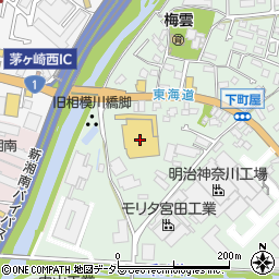 ニトリ茅ヶ崎店周辺の地図