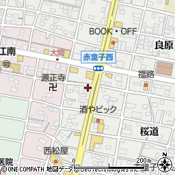 愛知県江南市赤童子町栄15周辺の地図